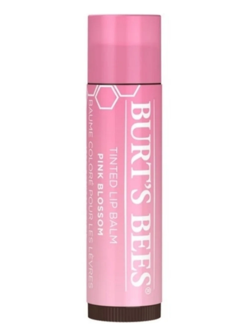 2 x Burt's Bees Tinted Lip Balm Pink Blossom